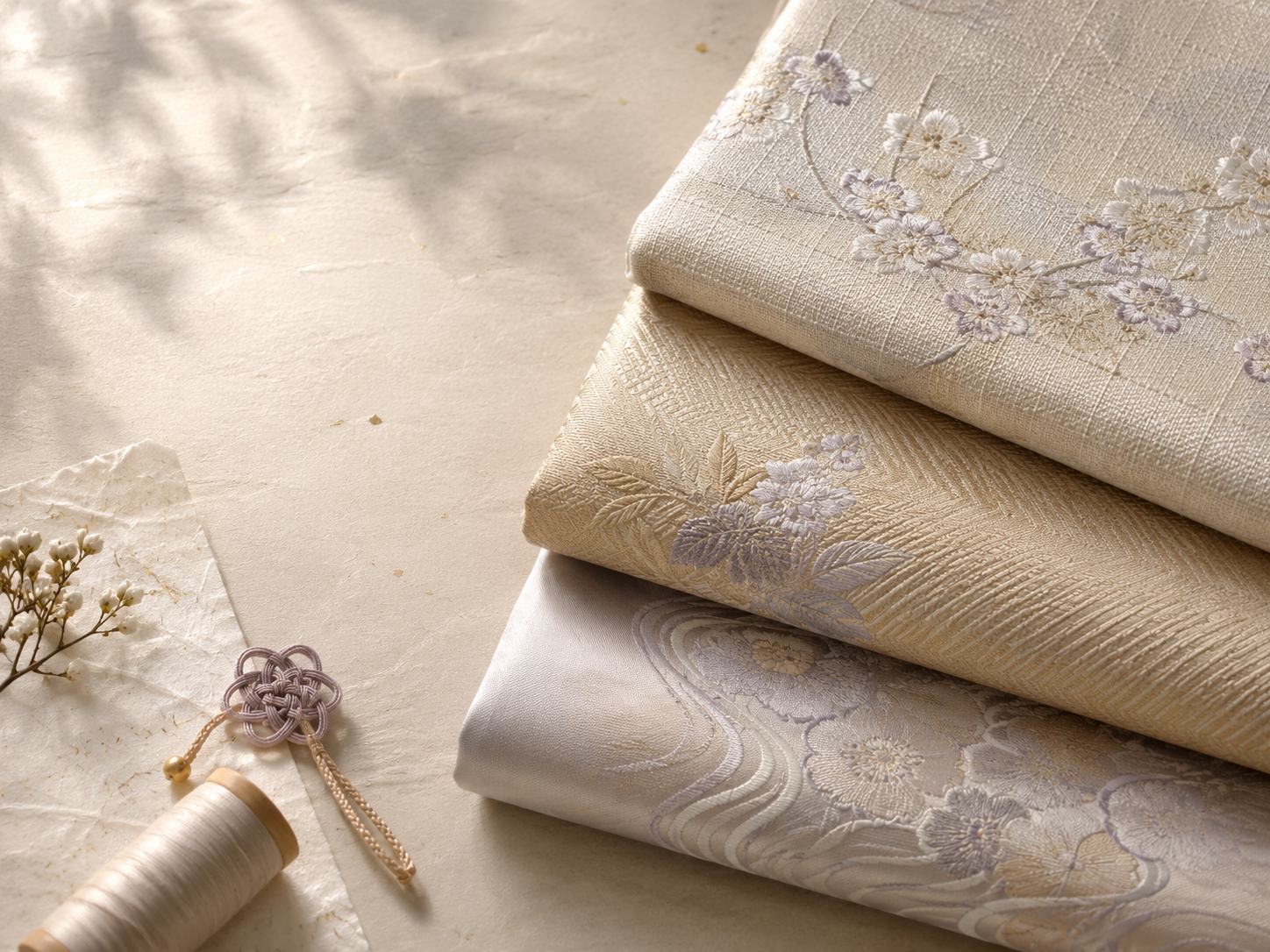 The Three Basic Weaves of Kimono Fabric