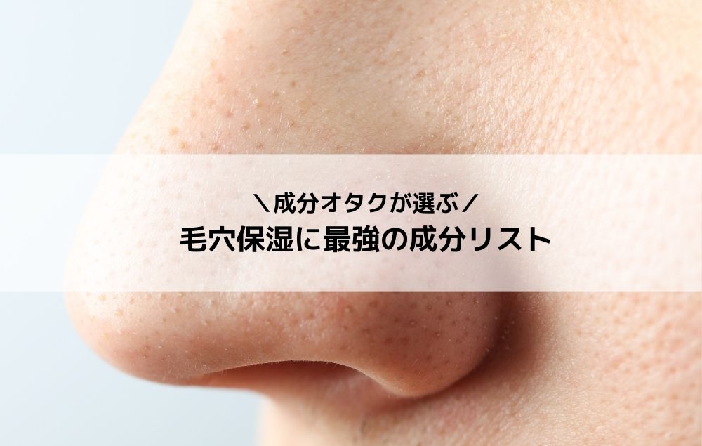 毛穴トラブル0にする「毛穴保湿」って？【成分オタクが選ぶおすすめ成分リスト】