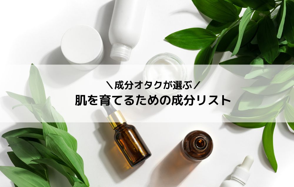 正しい知識で肌を育てる！【成分オタクが選ぶおすすめ成分リスト】