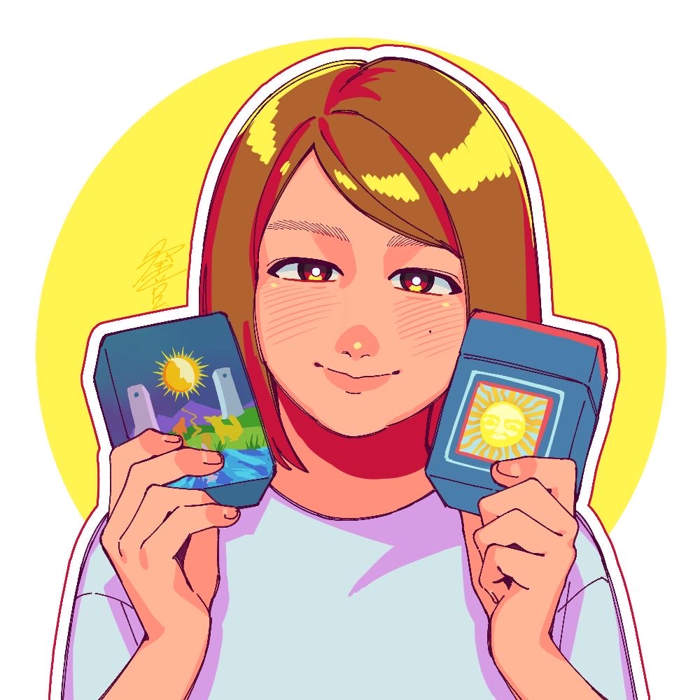 似顔絵を描いていただきました。