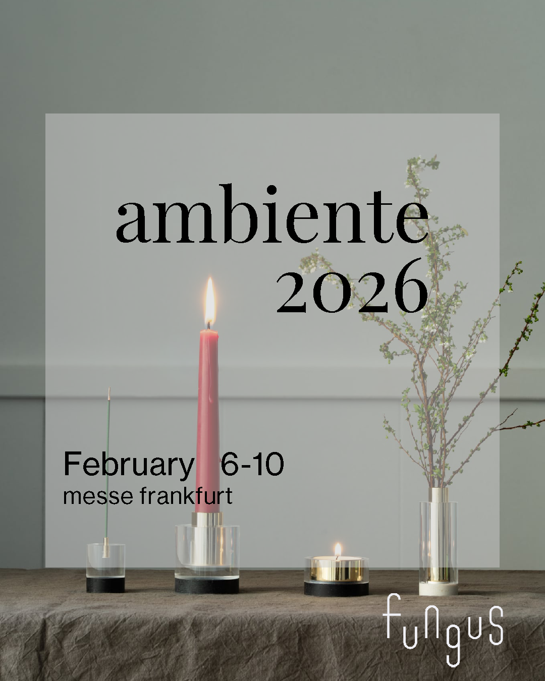 ambienteに出展いたします。