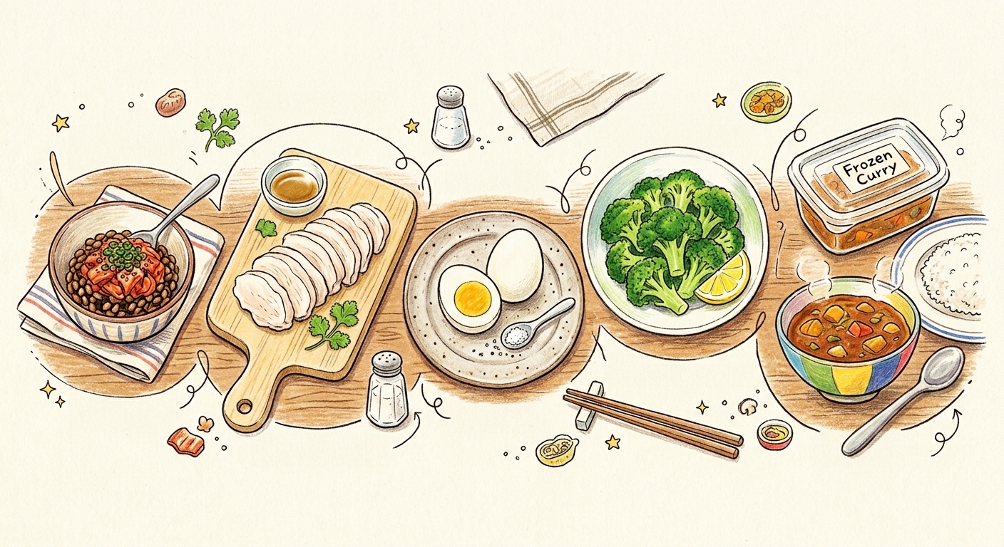 【🍳主夫コラム】手抜き主夫の常備菜5選