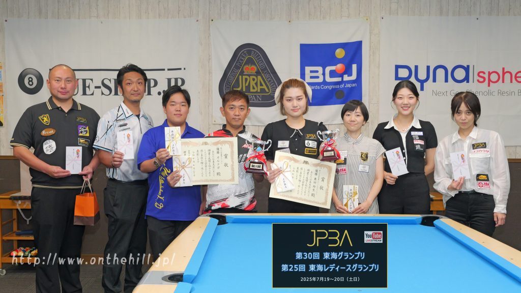 2025東海グランプリで杉原匡プロが3位タイに【ノイエタップ契約プロ】