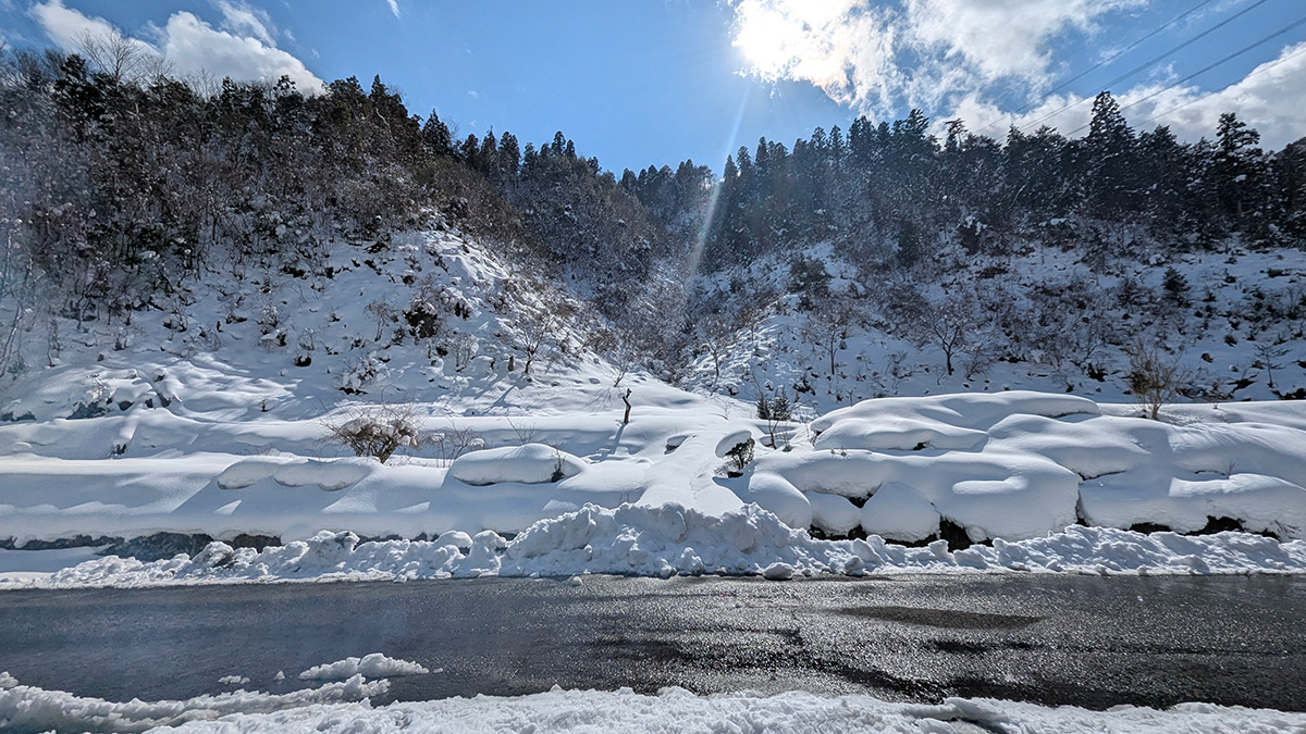 雪の美山　-様々な表情を見せる美山の自然-