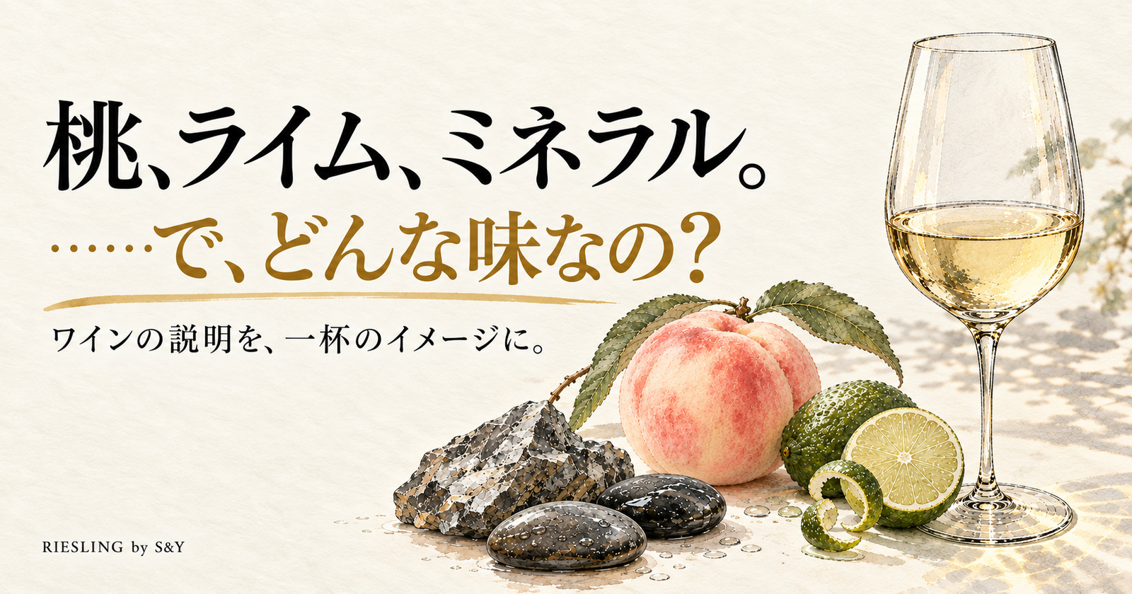 「桃の香り」って、甘いの? ワインの説明から味を想像する読み方