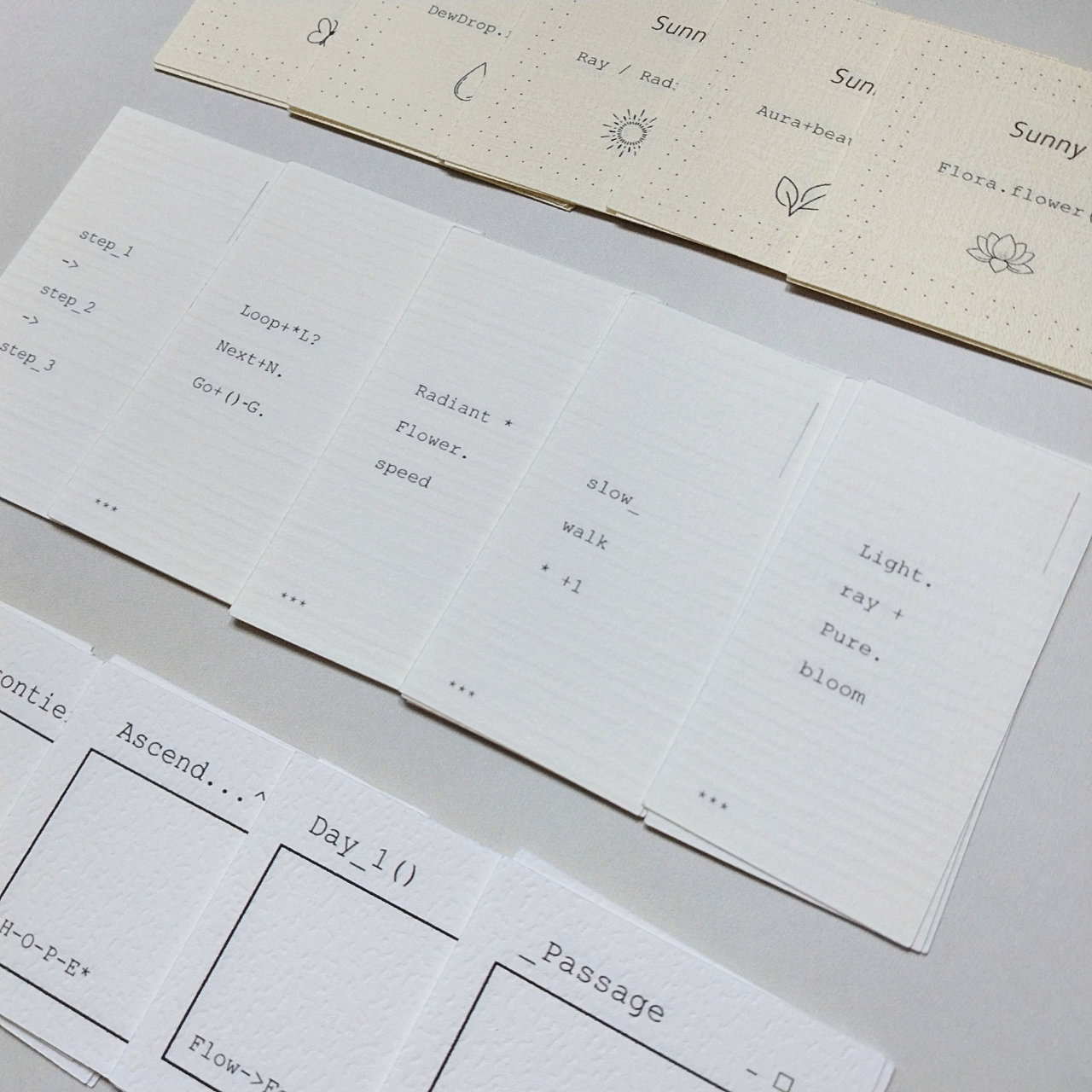 【Blog】制作のウラ話|シンプルで上品なハンドメイド紙もの素材ができるまで