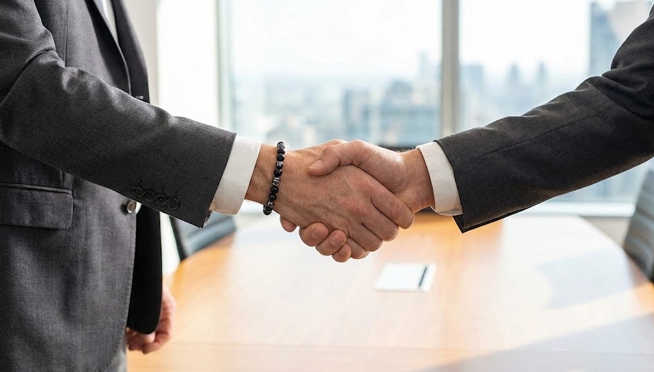 仕事ができる男はなぜ「手元」にこだわるのか?ビジネスブレスレットが変える第一印象の心理学