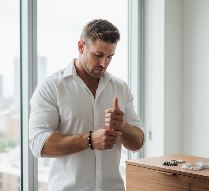 メンズ アクセサリー 手首太め|自分に合うサイズで“さりげないおしゃれ”を