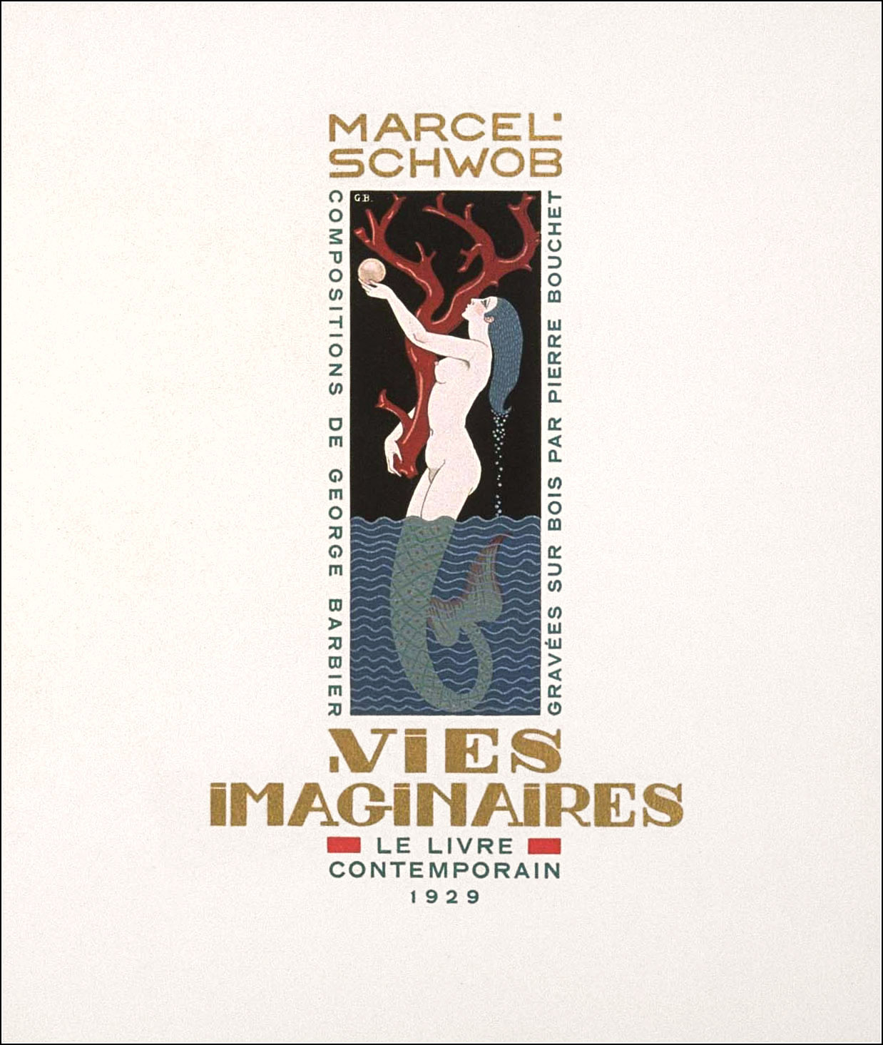 アール・デコ　デジタル本を追加しました:  ジョルジ・バルビエ挿絵 　Vies imaginaire