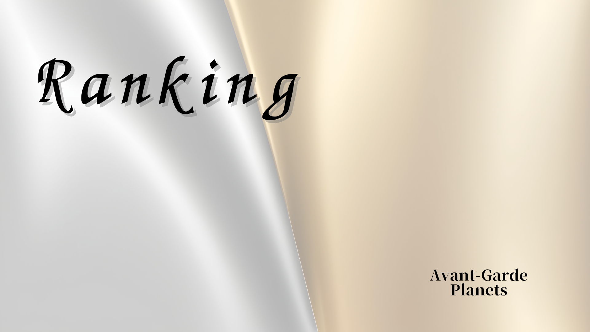 🌙 Avant-Garde Planets 人気アイテムランキング TOP5