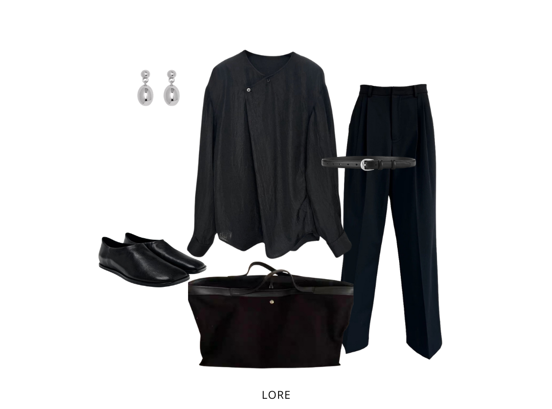 LOOK.01 | Black, the Quiet Power ― 黒が自信をくれる