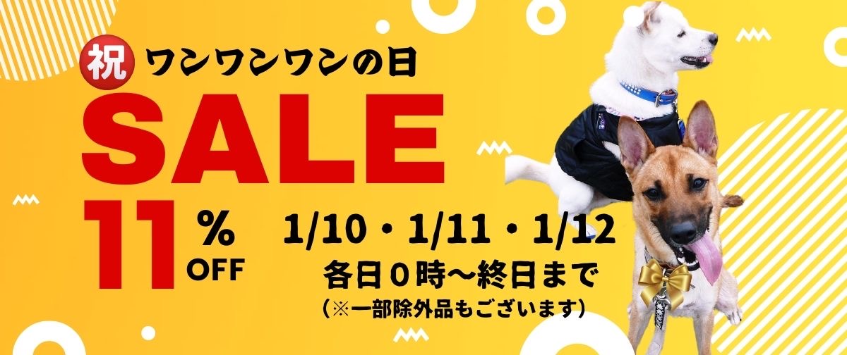 ㊗️ワンワンワン㊗️犬の日セール