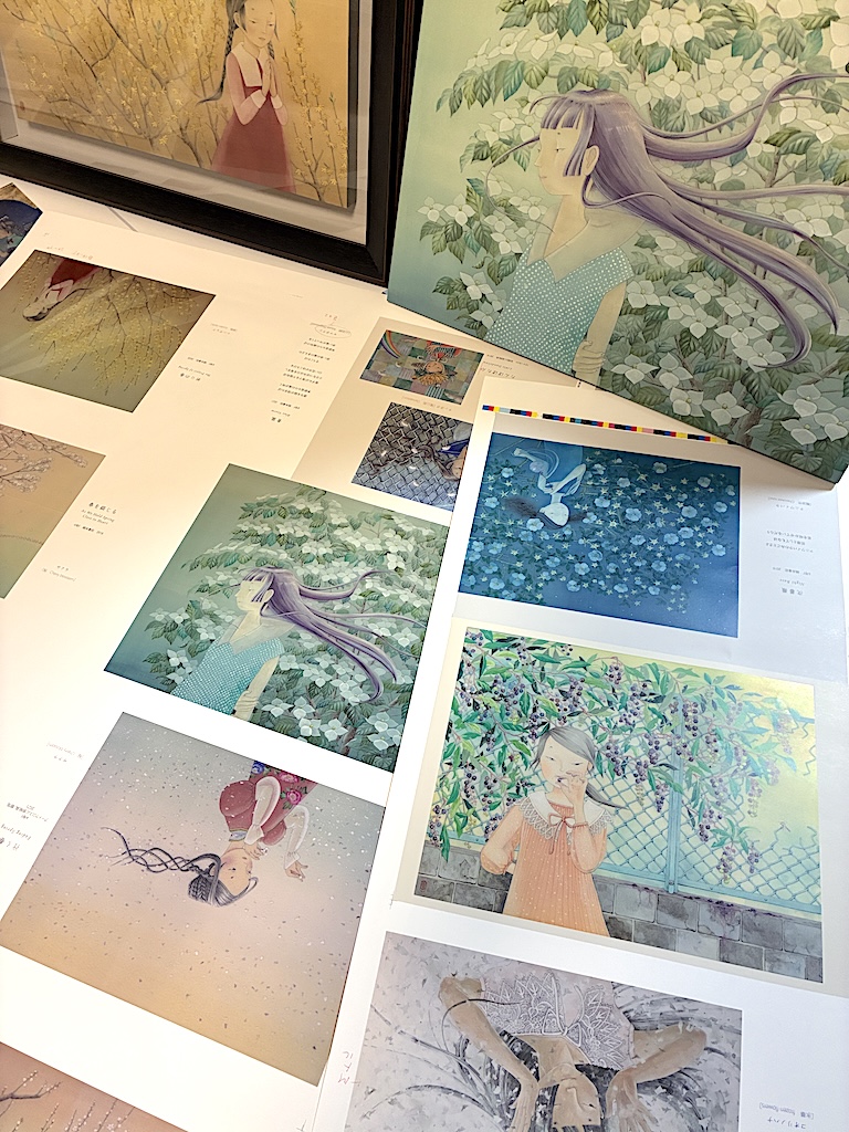 新しい画集「花がたり2」制作中です!