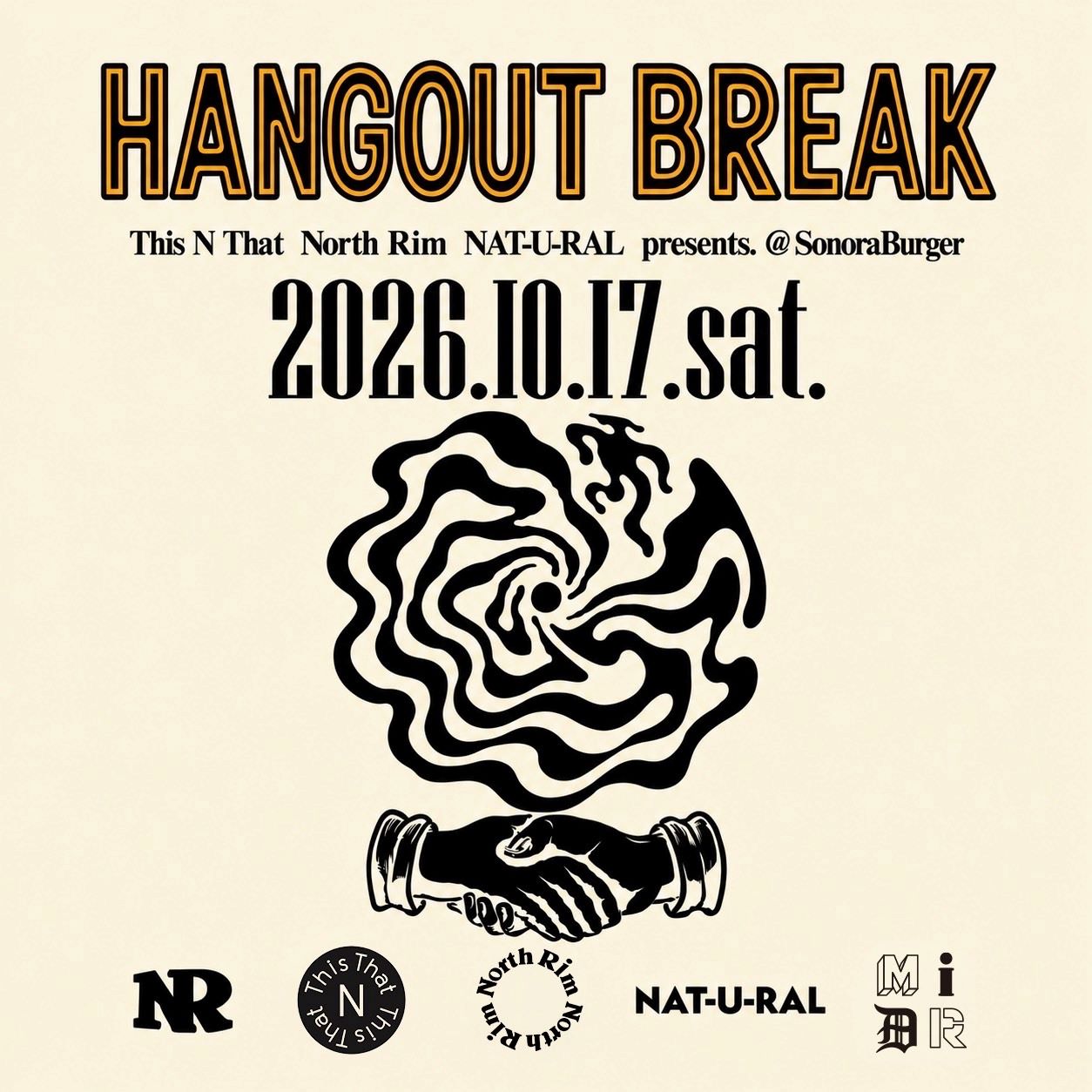 『HANGOUT BREAK』　初の3店合同のコラボレーションイベント！！