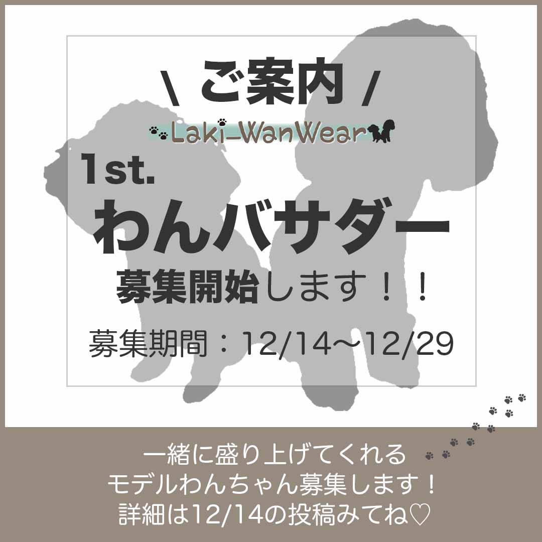 1stわんバサダーに関するーご案内ー