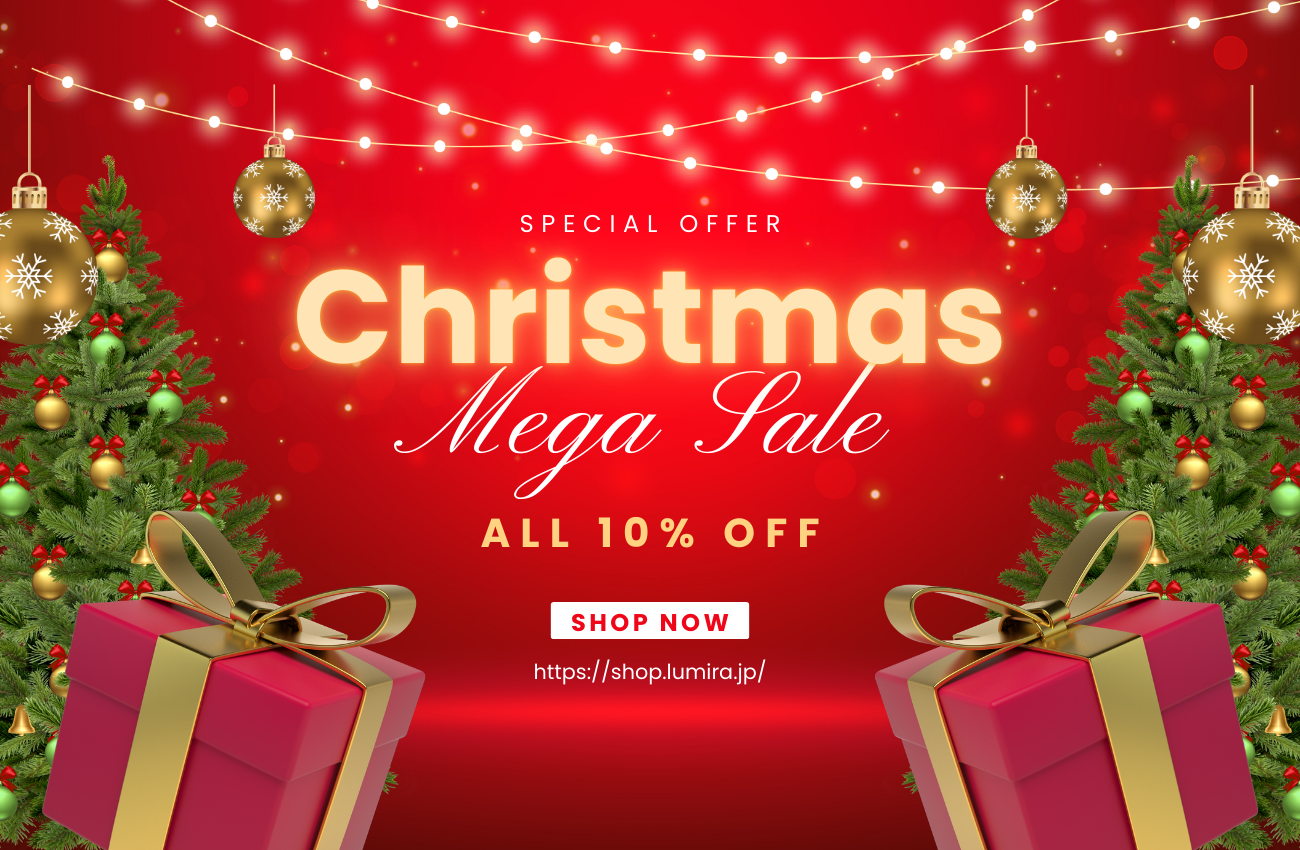Christmas SALE 開催🎄 12/24・25限定｜全商品10％OFF