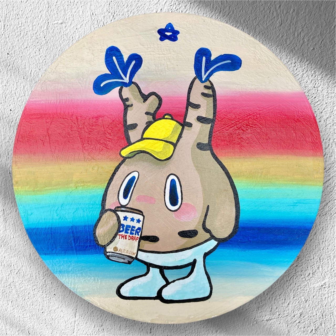 現代アーティストemi tanaji☀︎タナジ氏の原画作品の抽選販売を行います。