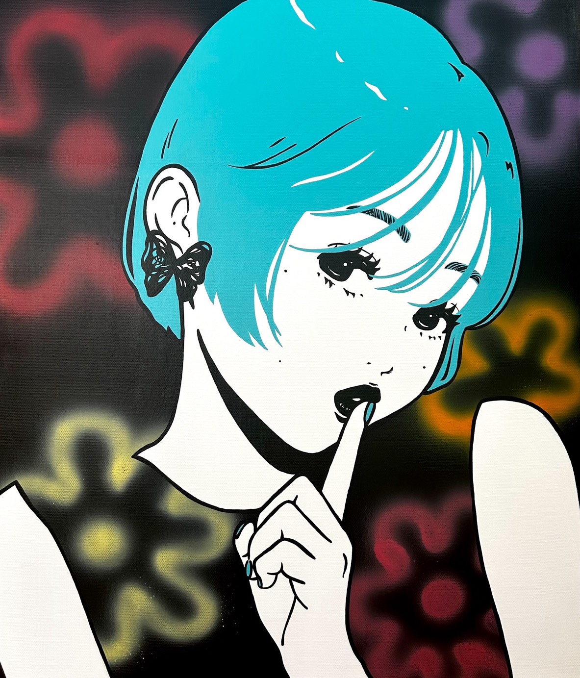 現代アーティストONEGO氏の原画作品の抽選販売を行います。