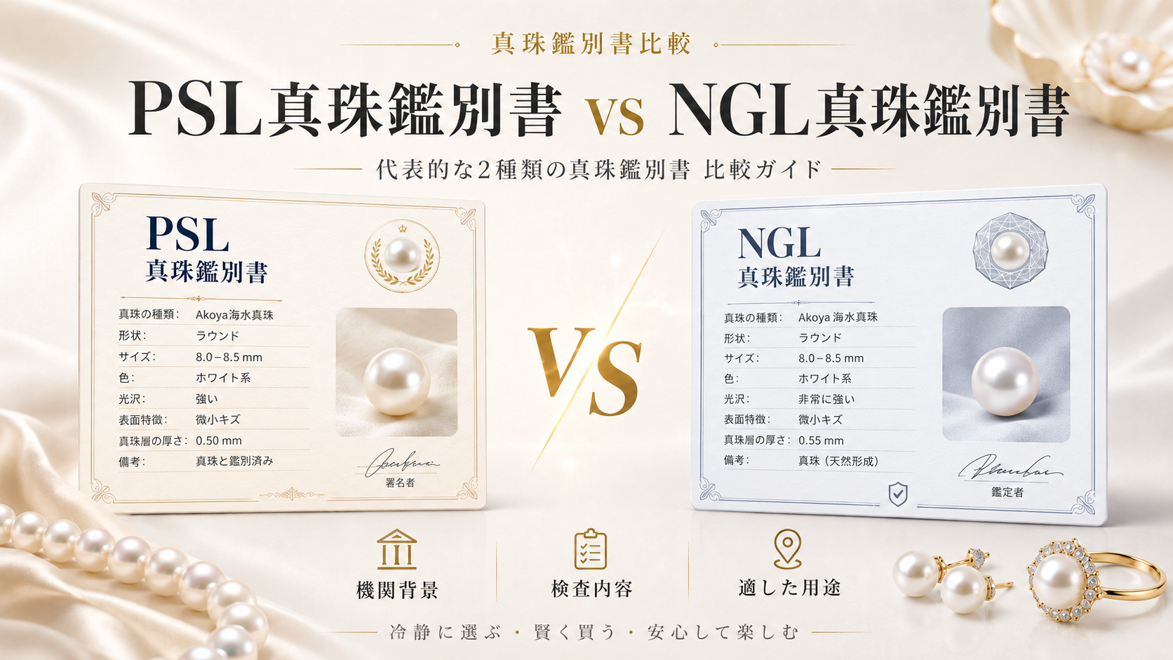 花珠鑑別書の見方|PSLとNGLの違い、購入前に確認したい5つのポイント