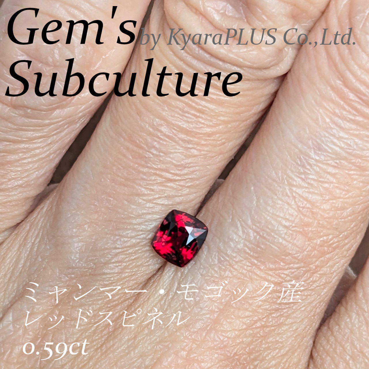 思わず息をのむような、申し分のない真紅――これ以上ないほど鮮やかな赤に、視線を奪われる一粒