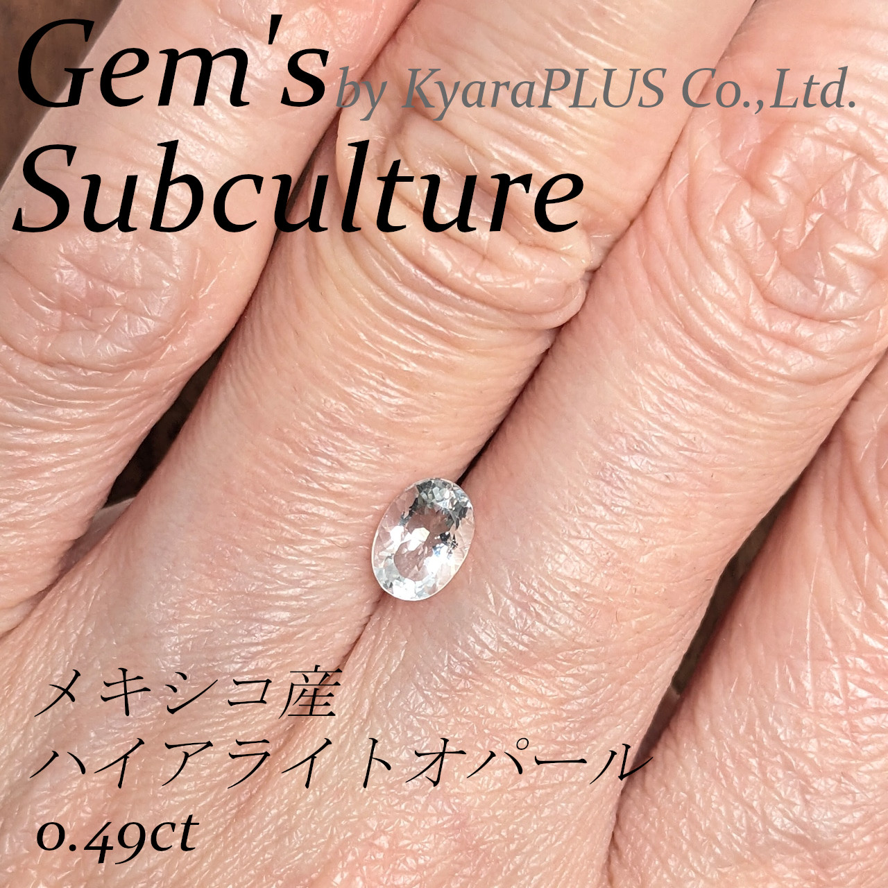 「君は、氷かい？」 そう問いかけたくなるほどの透明感