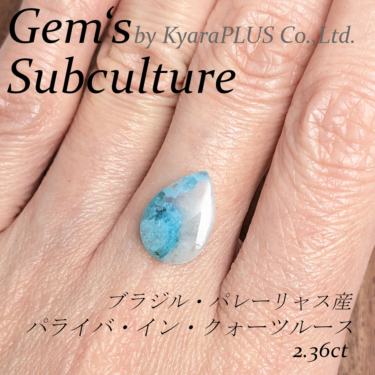 南極の大地を俯瞰で見下ろしたかのような一粒