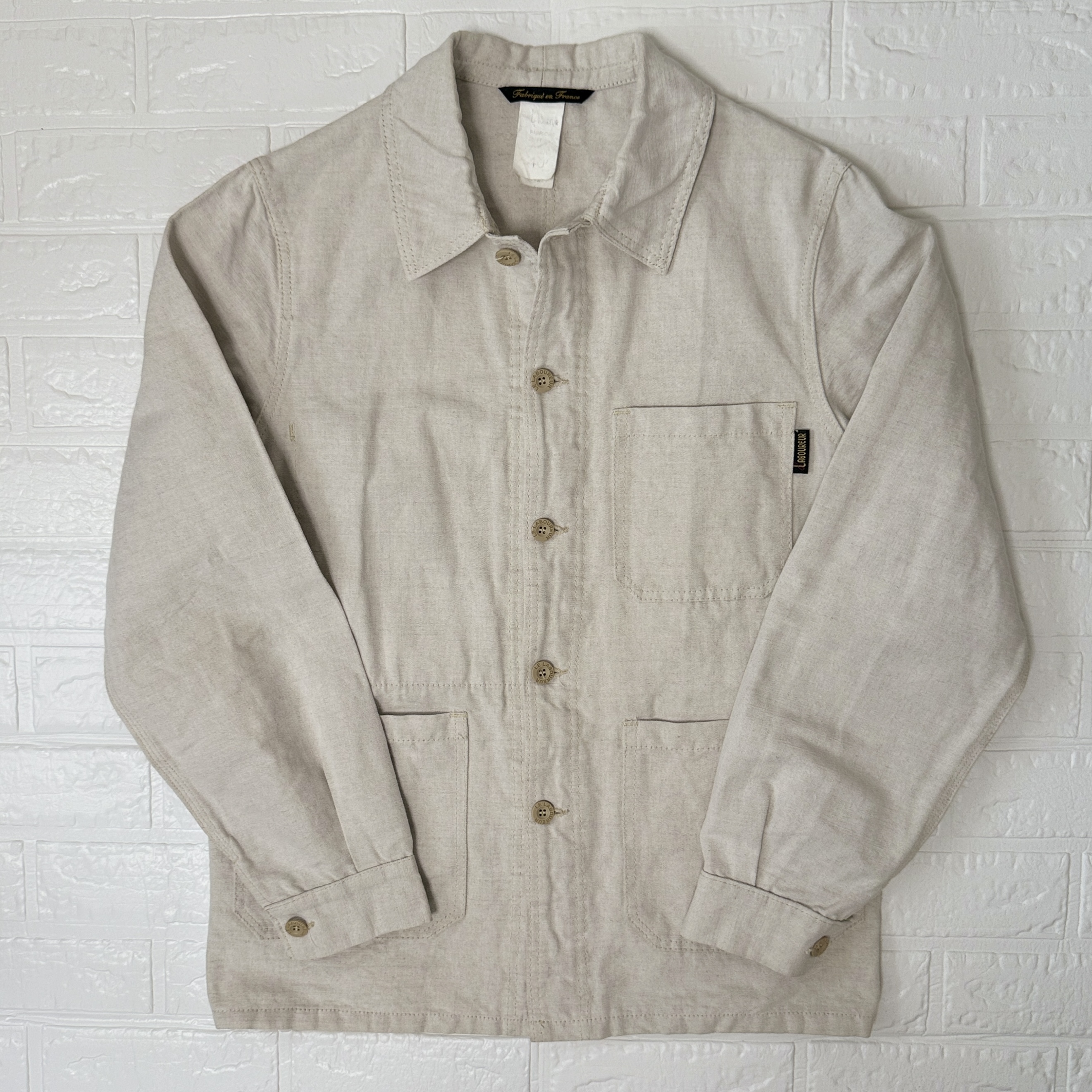 コットン×リネンカバーオール