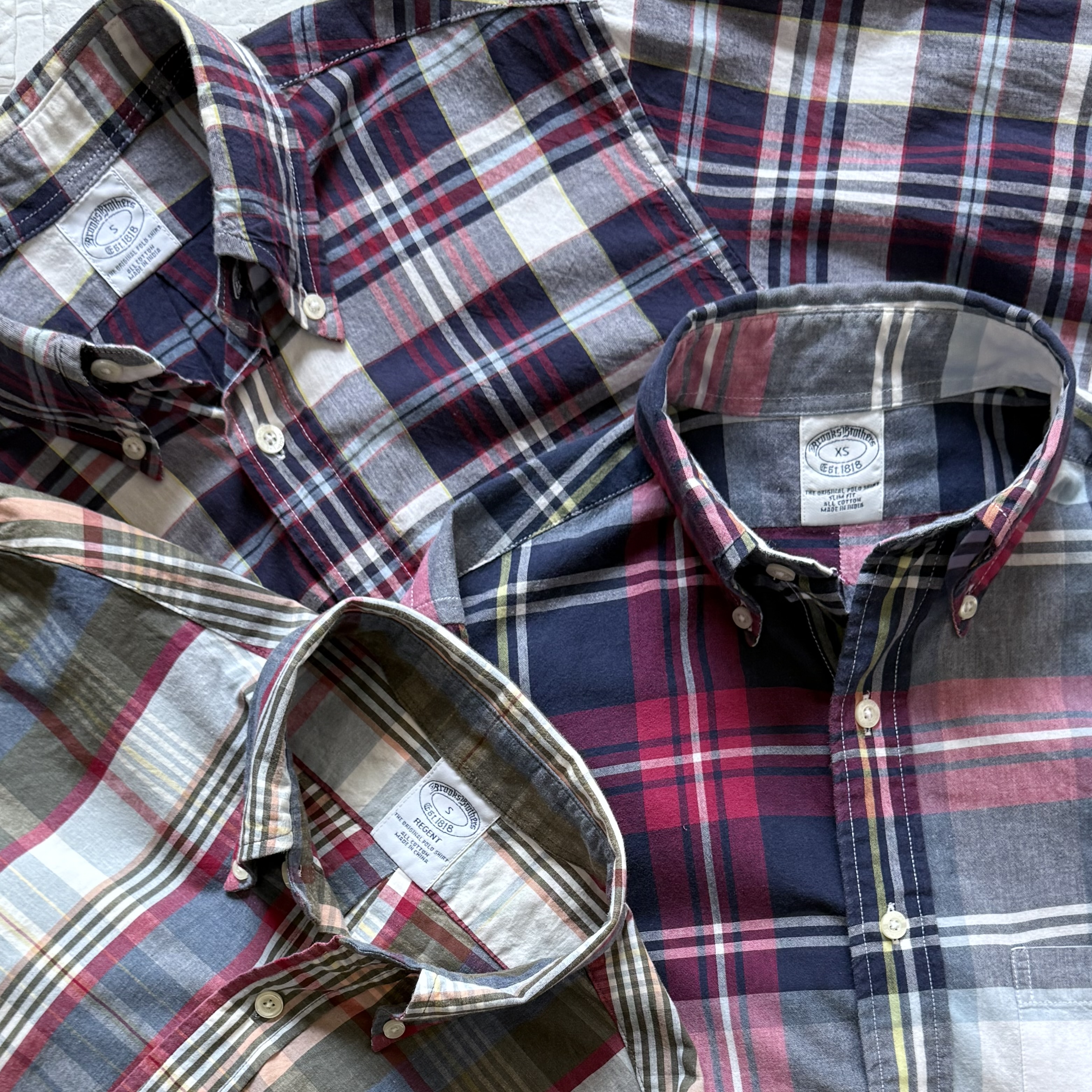 Brooks Brothers マドラスチェックBDシャツ