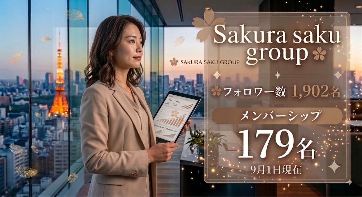 ✅Sakura saku group 9月1日新たなる挑戦!