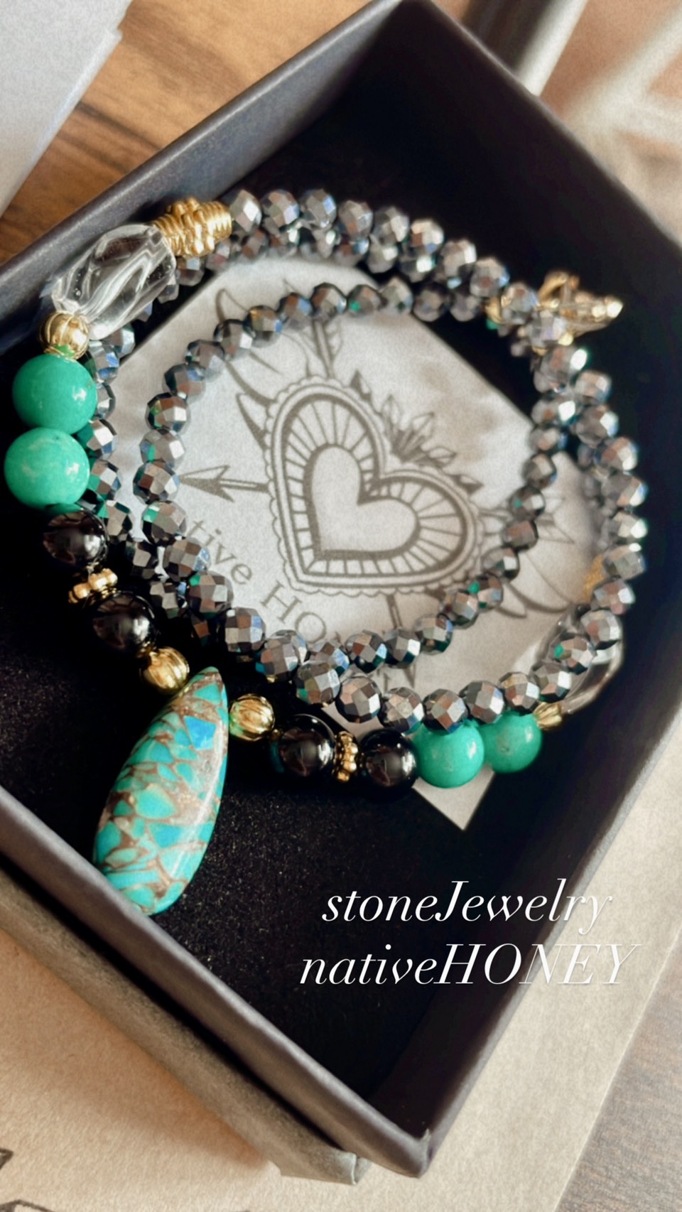 お客様アイテム✨nativeDesignNecklace 感謝の気持ちたっぷりにお届けです💛