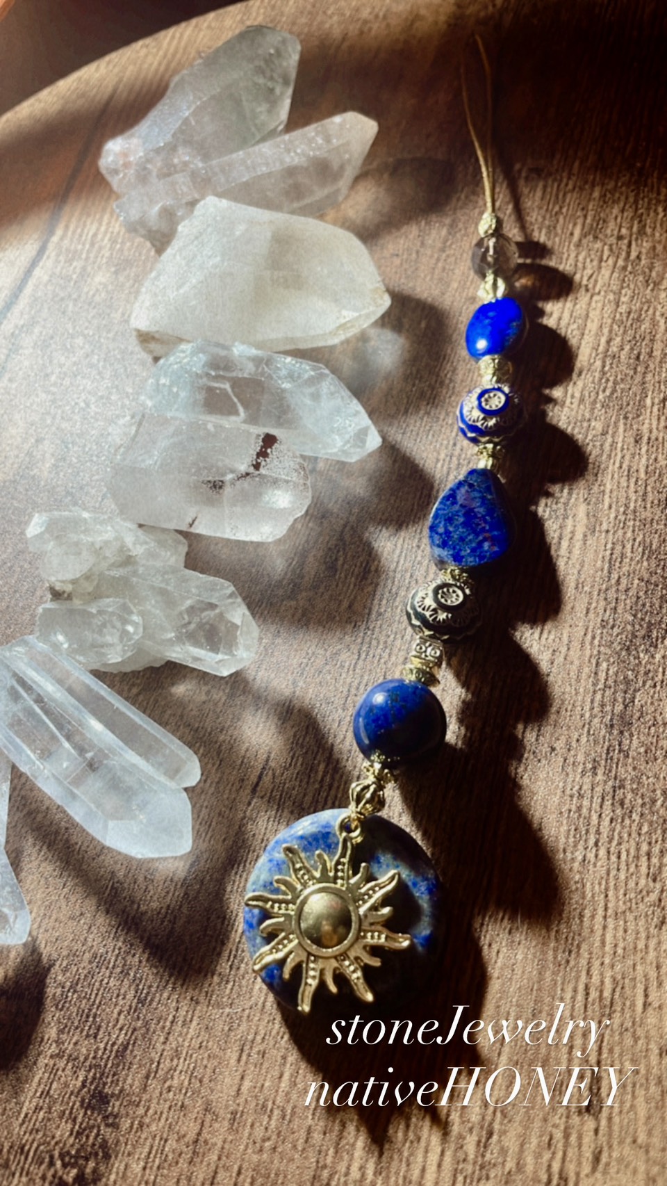 【大感謝祭】通常1万円超✨nativeHONEY【429】Lapis Lazuliラピスラズリ御守り
