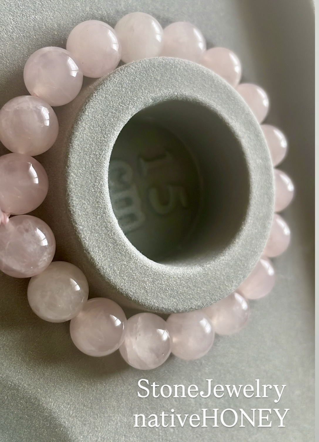 ローズクォーツ10mmブレスレット 単体で身につける方続出中✨