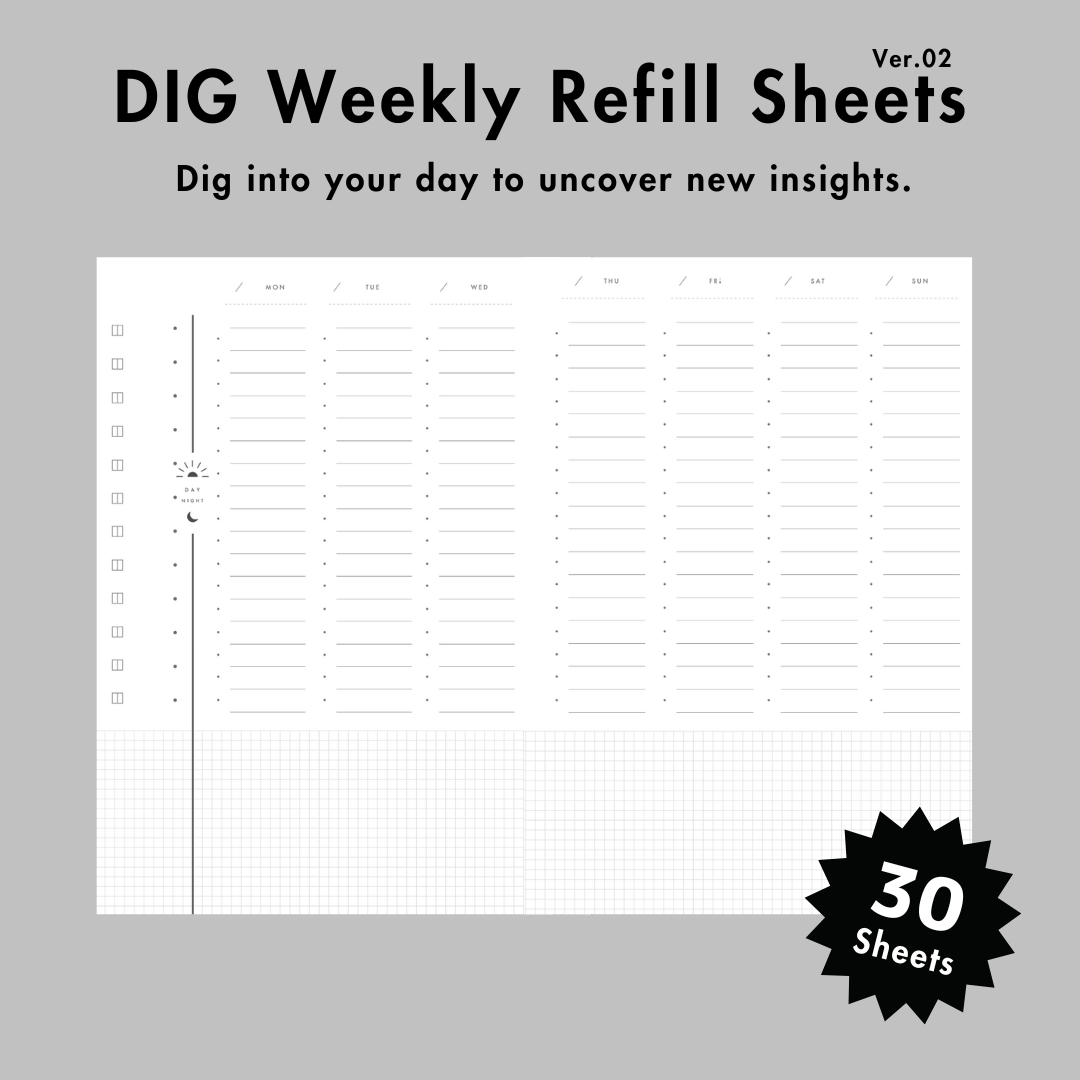 【DIG Weekly Refill Ver.02 発売のお知らせ】