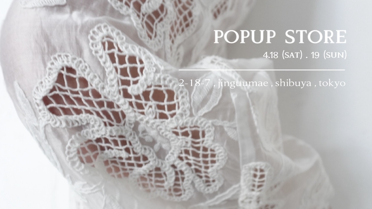 【TOKYO POPUP】開催のお知らせ✨