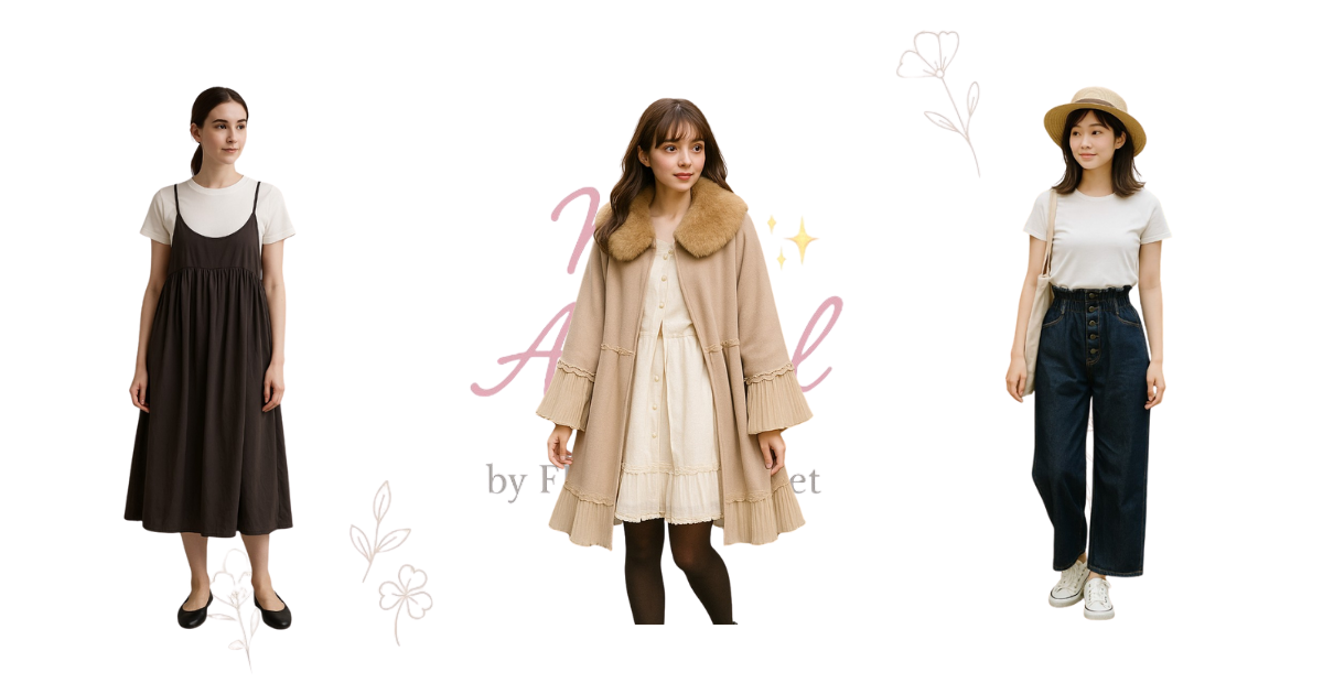 気分で選ぶ、秋の3style ✨ ナチュラル / 大人カジュアル / ガーリー