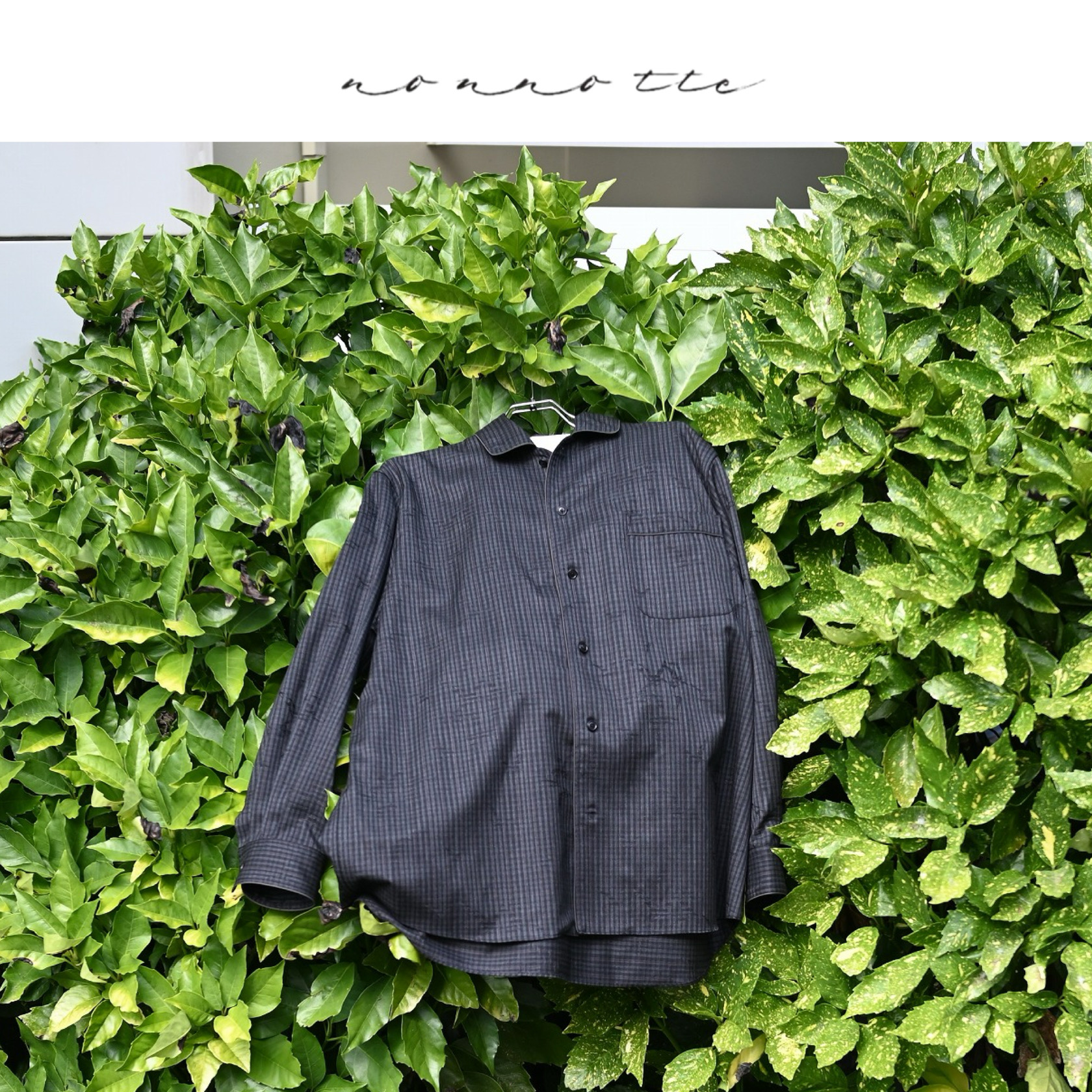 nonnotteが描く新しいチェックシャツ。静かな存在感を纏う「Dormeuse Shirt」