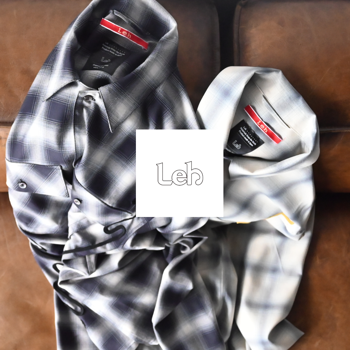 Leh / Embroidery Check Shirts – クラシックとモダンが融合した一枚