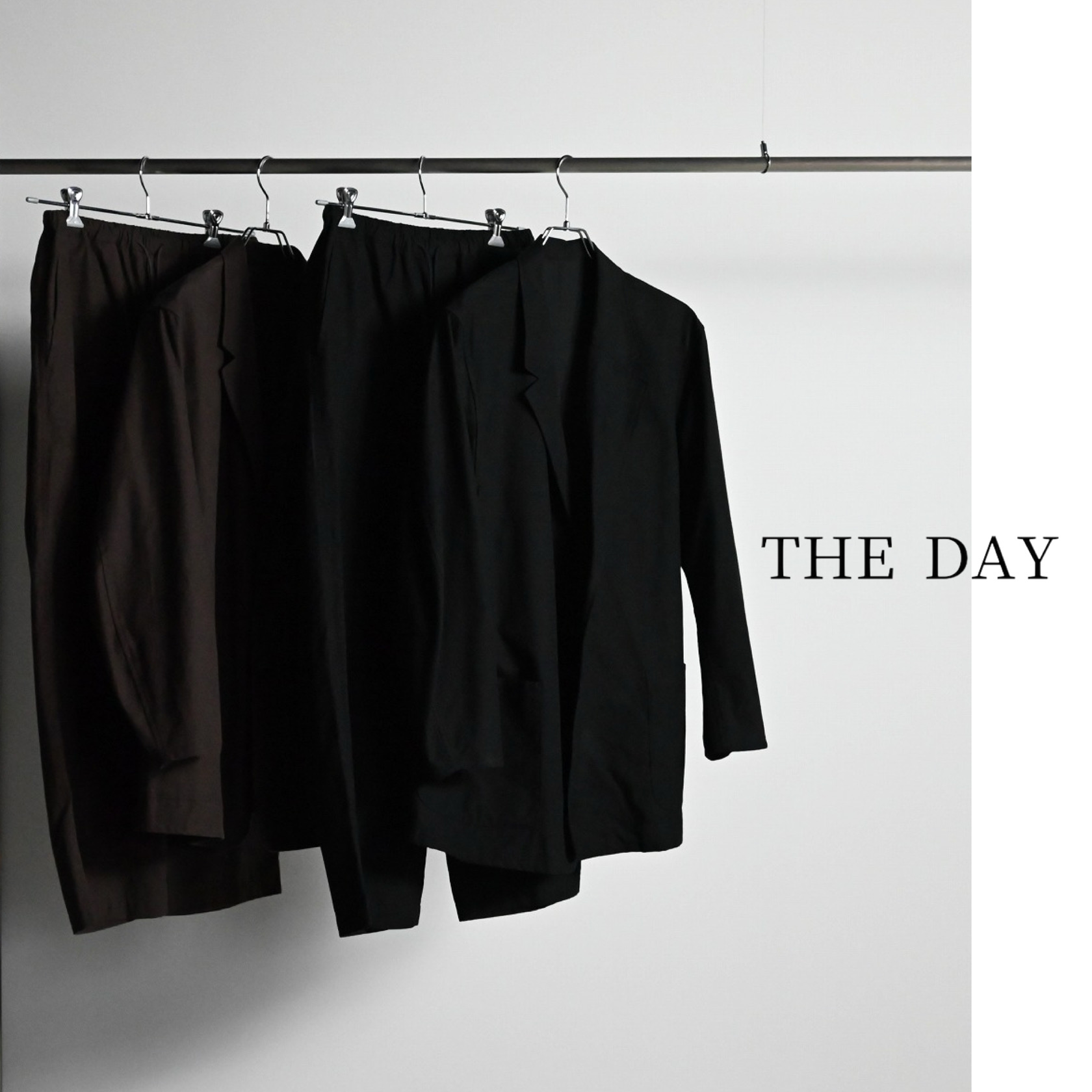 着る人によって完成する一着。THE DAY「BRUSHED COTTON」セットアップ