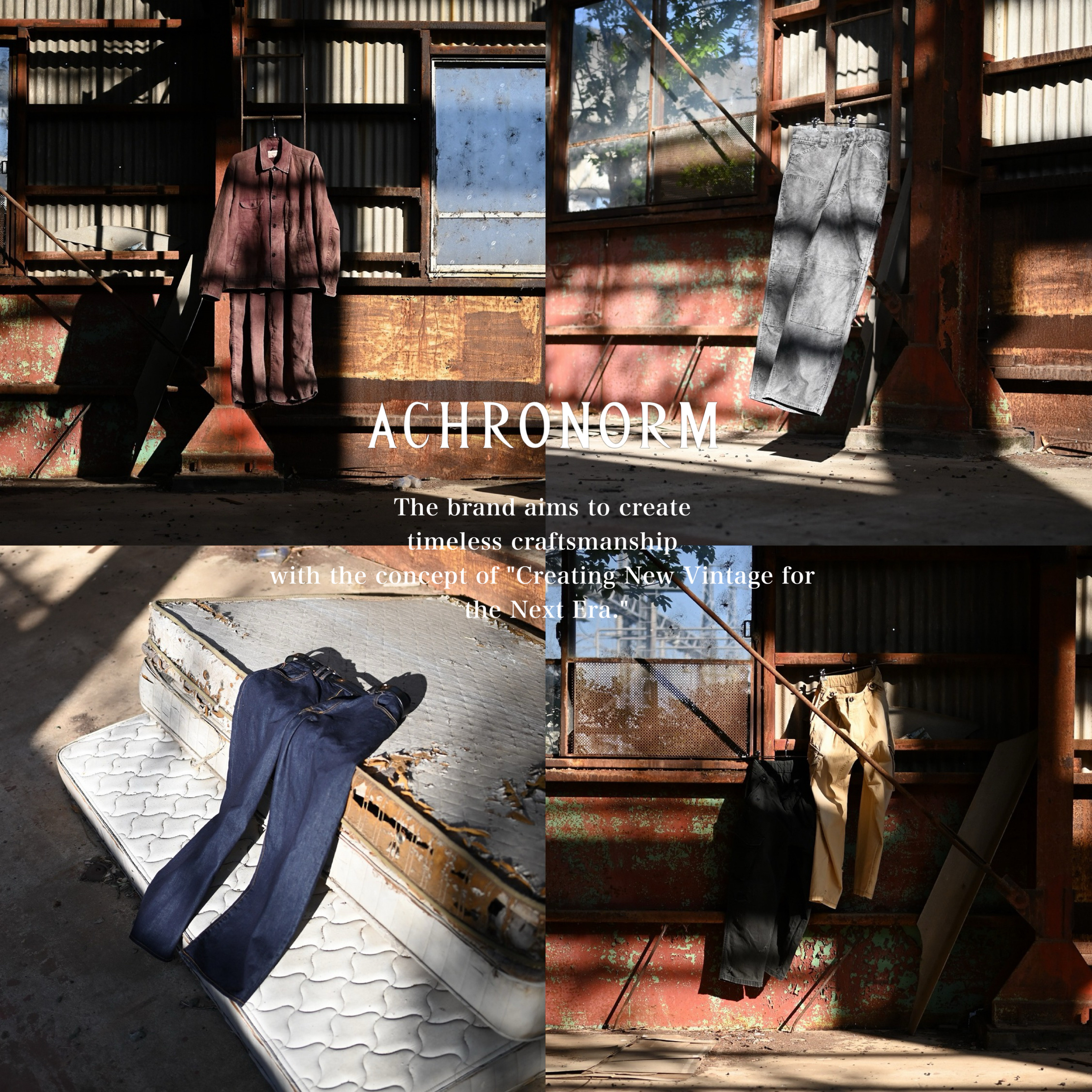 『次なる時代の新たなヴィンテージの創造』をコンセプトに掲げるANACHRONORM(アナクロノーム)