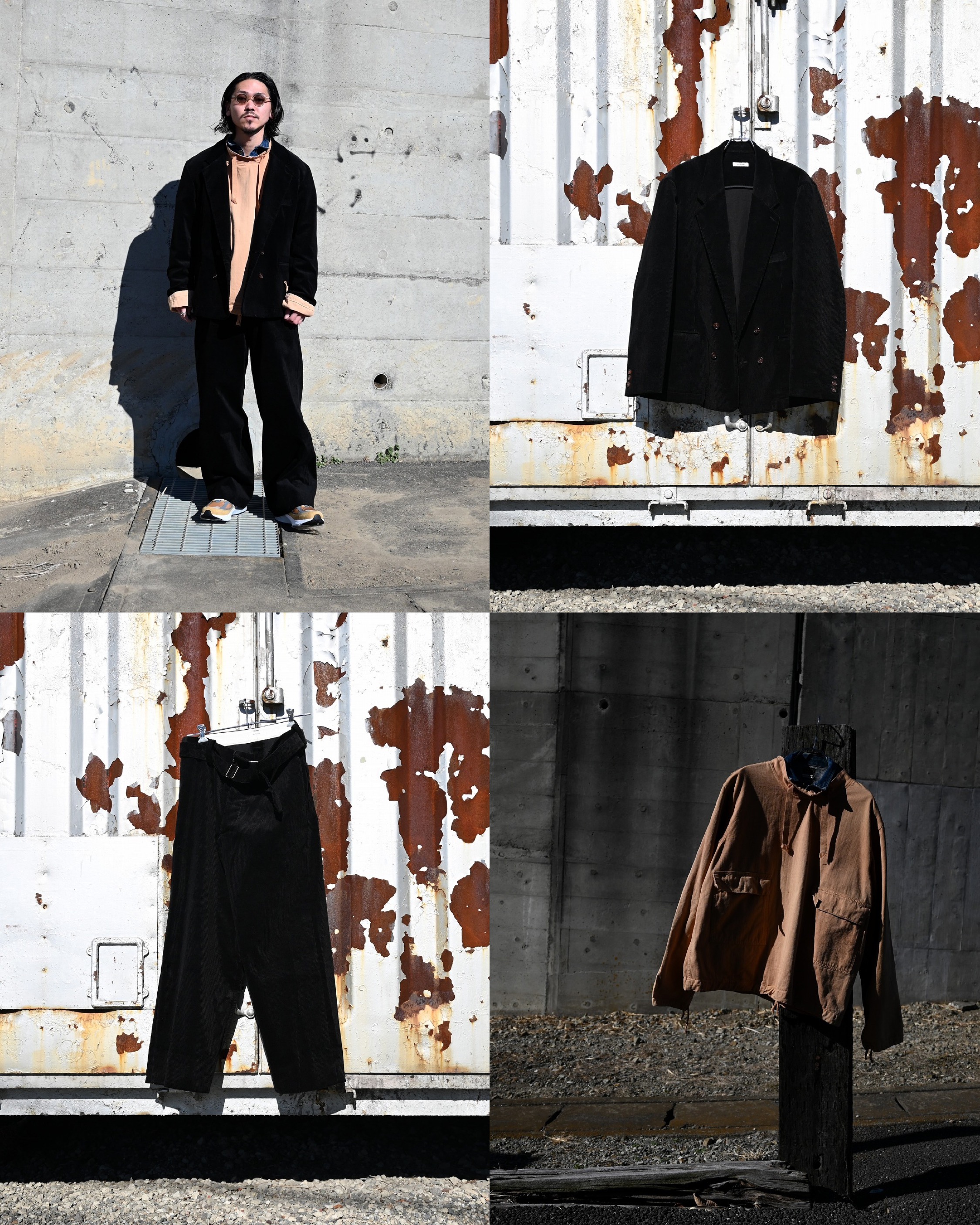 INTERIM / 9W LINEN COTTON CORDUROY セットアップコーディネート解説