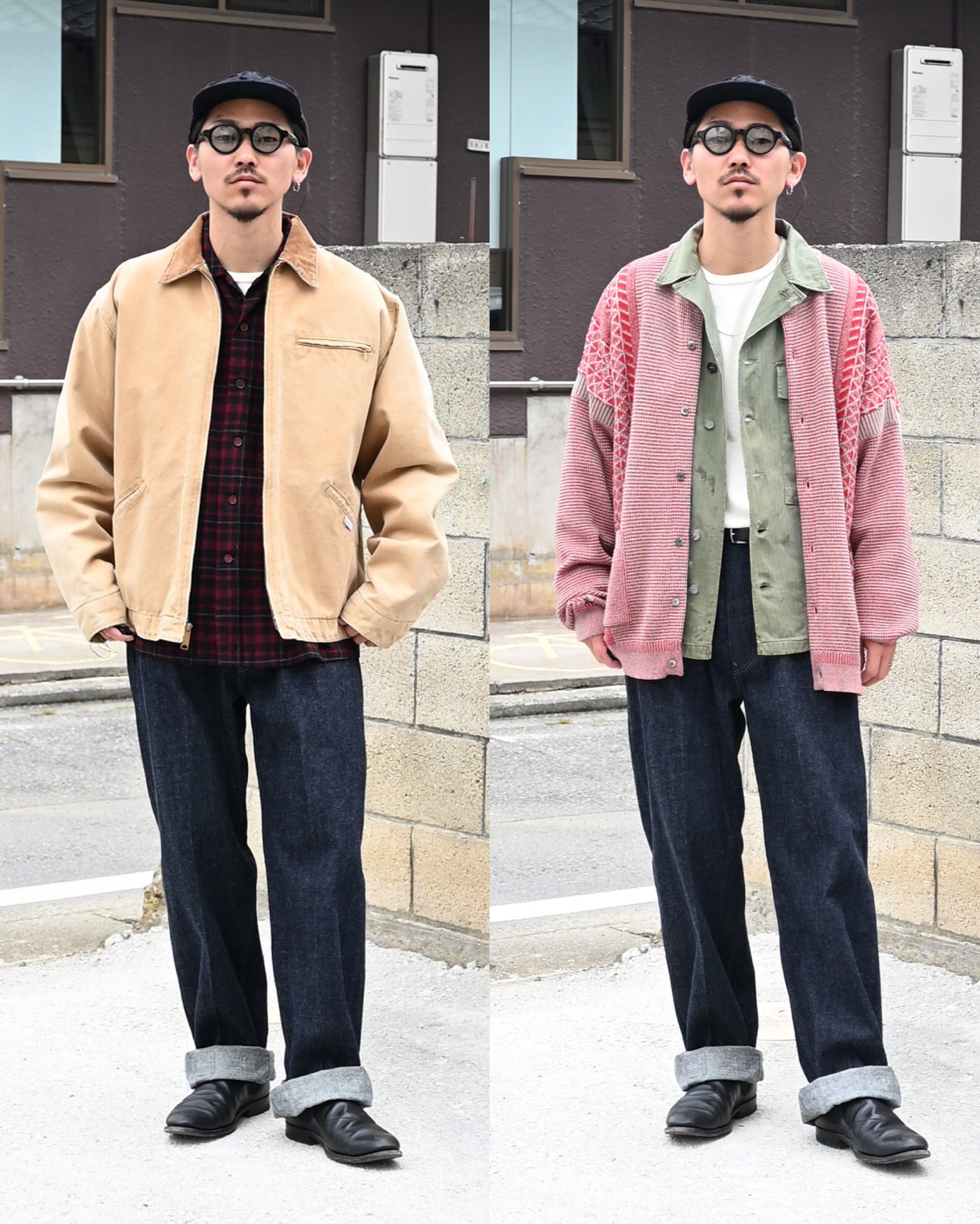 OLD JOE(オールドジョー)デニムパンツの着回し