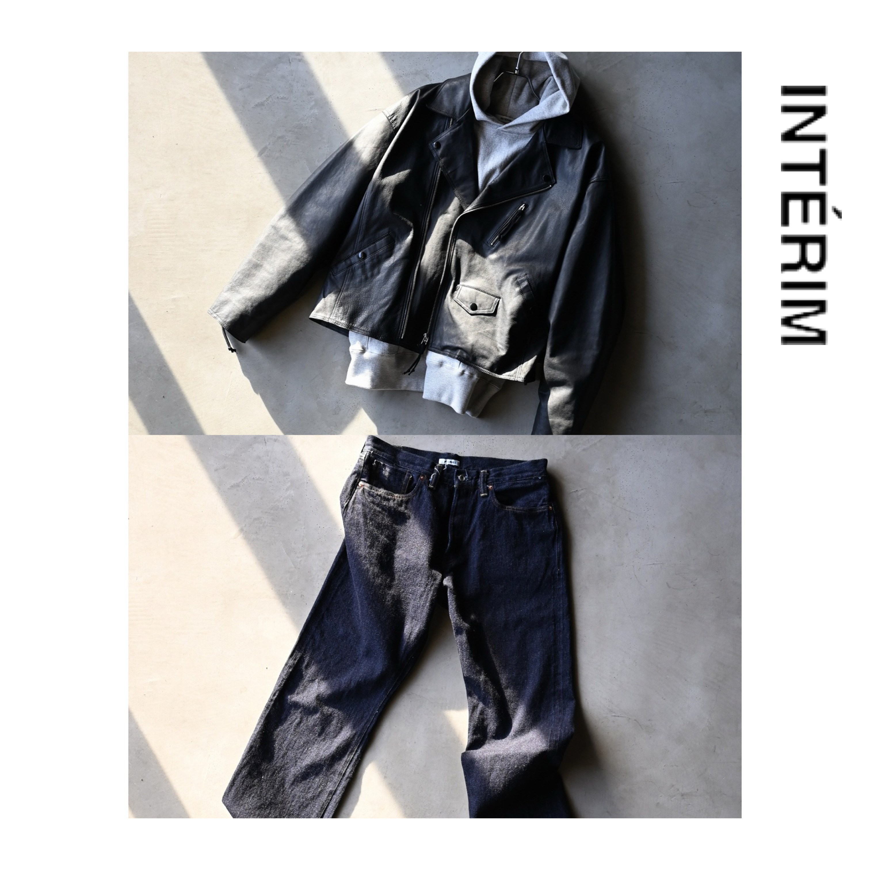 やっぱりかっこいい。ジャケット、スウェット、デニム普遍的コーディネート３LOOK