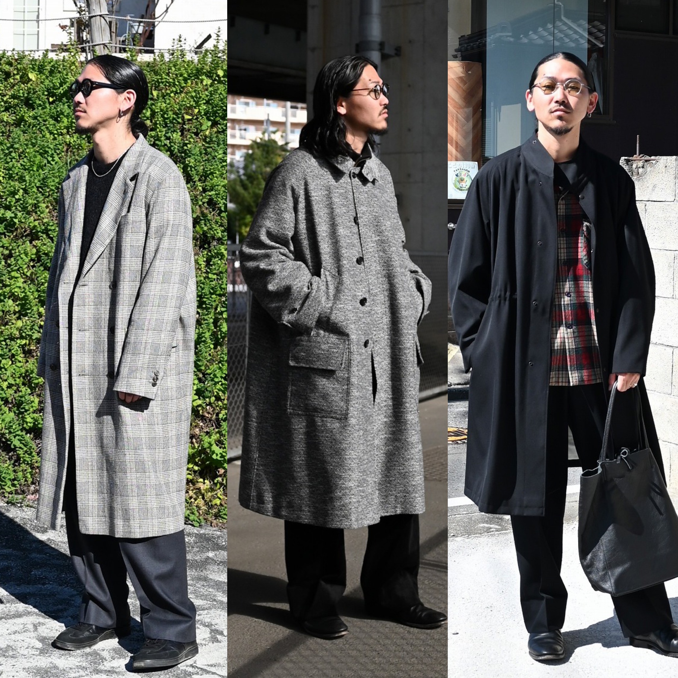 秋冬と言えばコート。GANKOおすすめのロングコート３選 ご紹介。