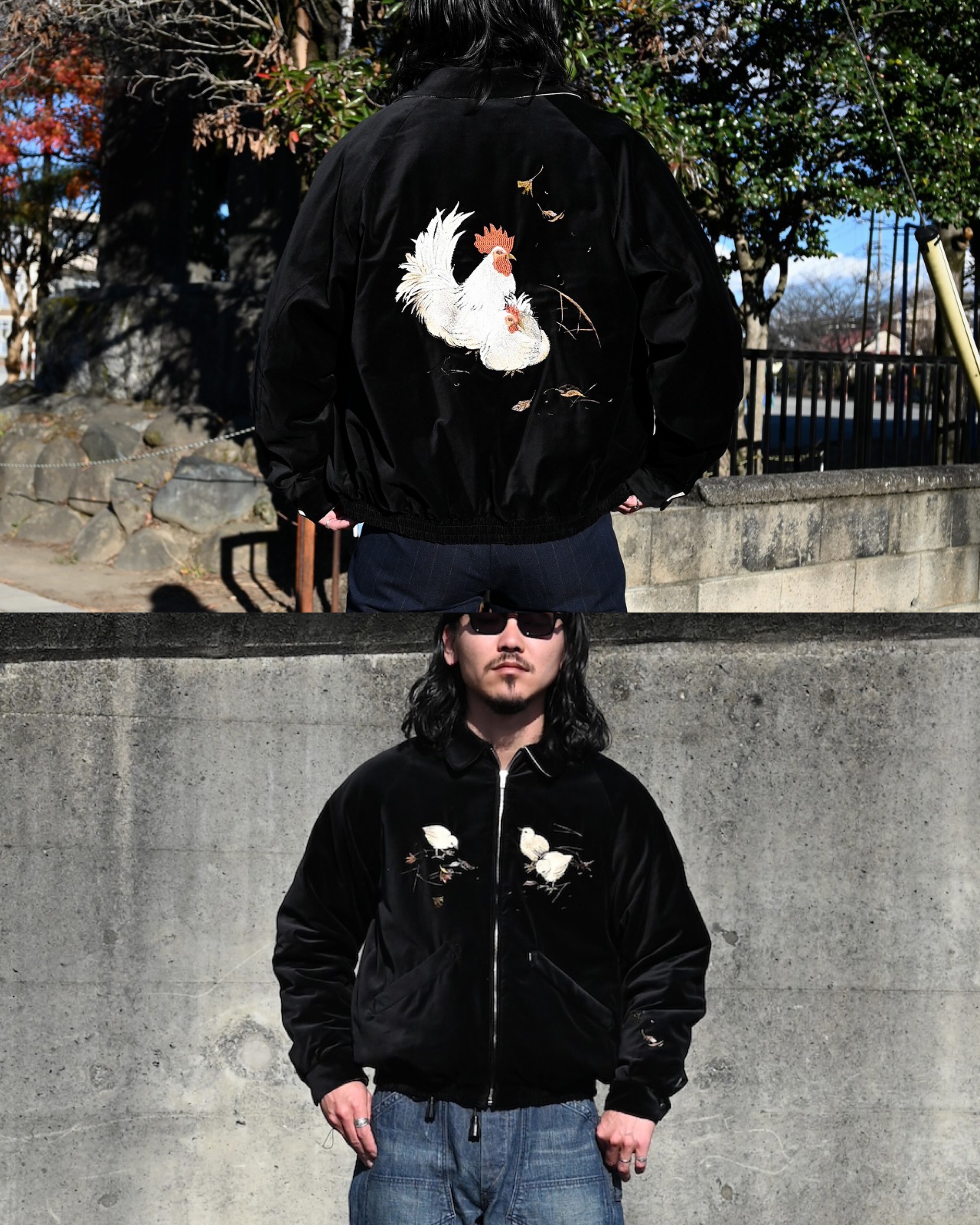 OLDJOE(オールドジョー)スーベニアモチーフの刺繡ジャケット、気になるサイズ感紹介