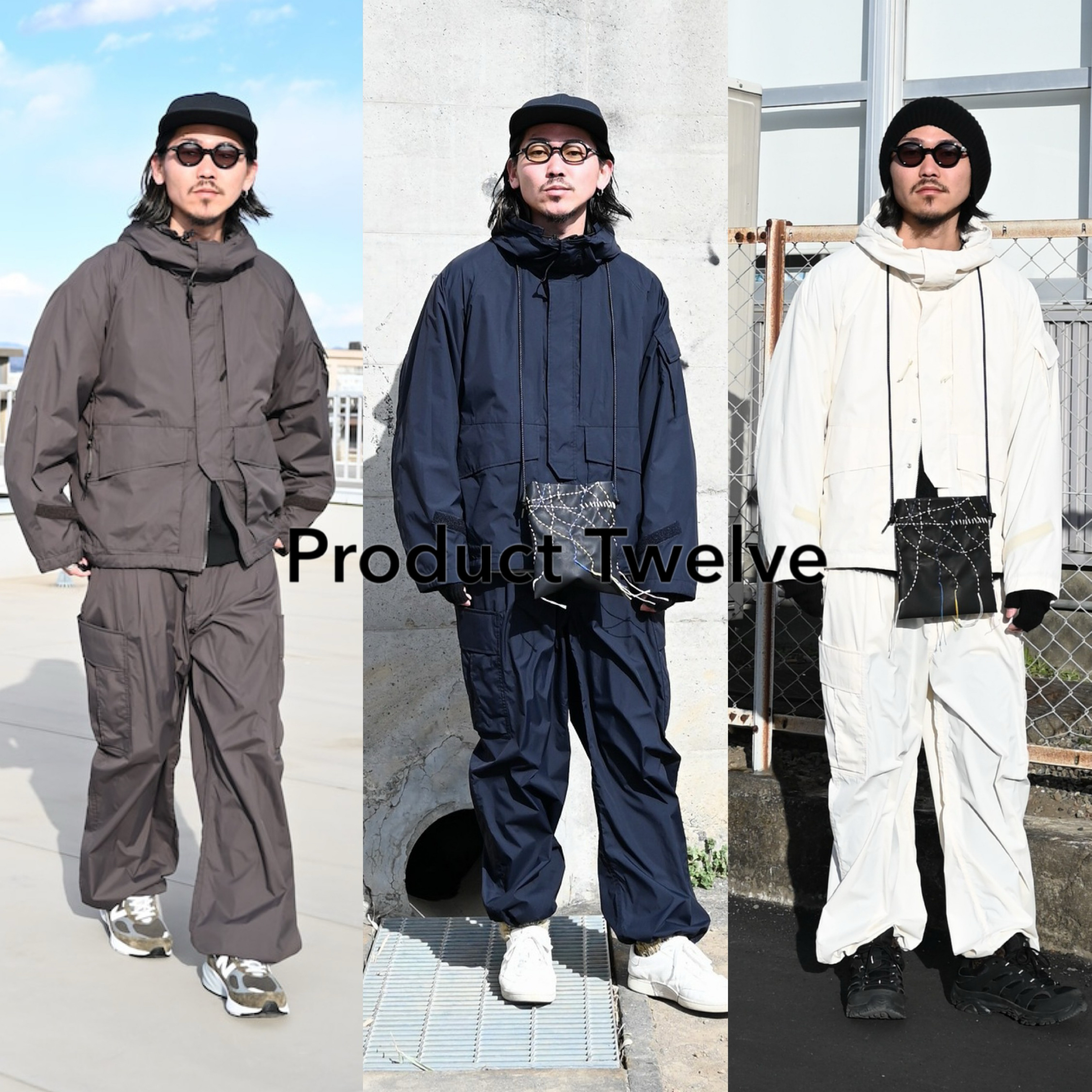 26SSプロダクトトゥウェルブ、レインジャケット、ユーティリティーパンツの着用感