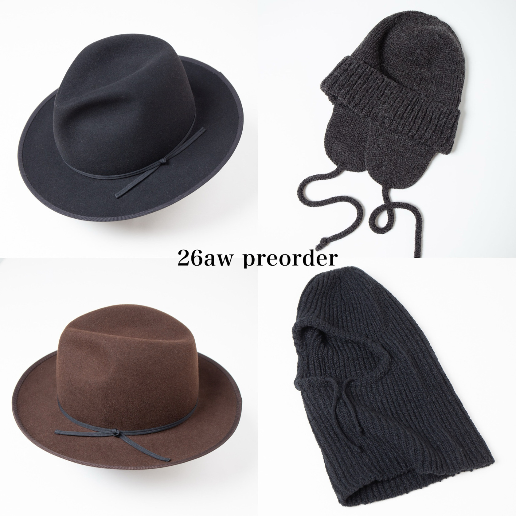 RACAL 26AW ご予約受付中。秋冬のスタイリングを格上げするヘッドウェア3選