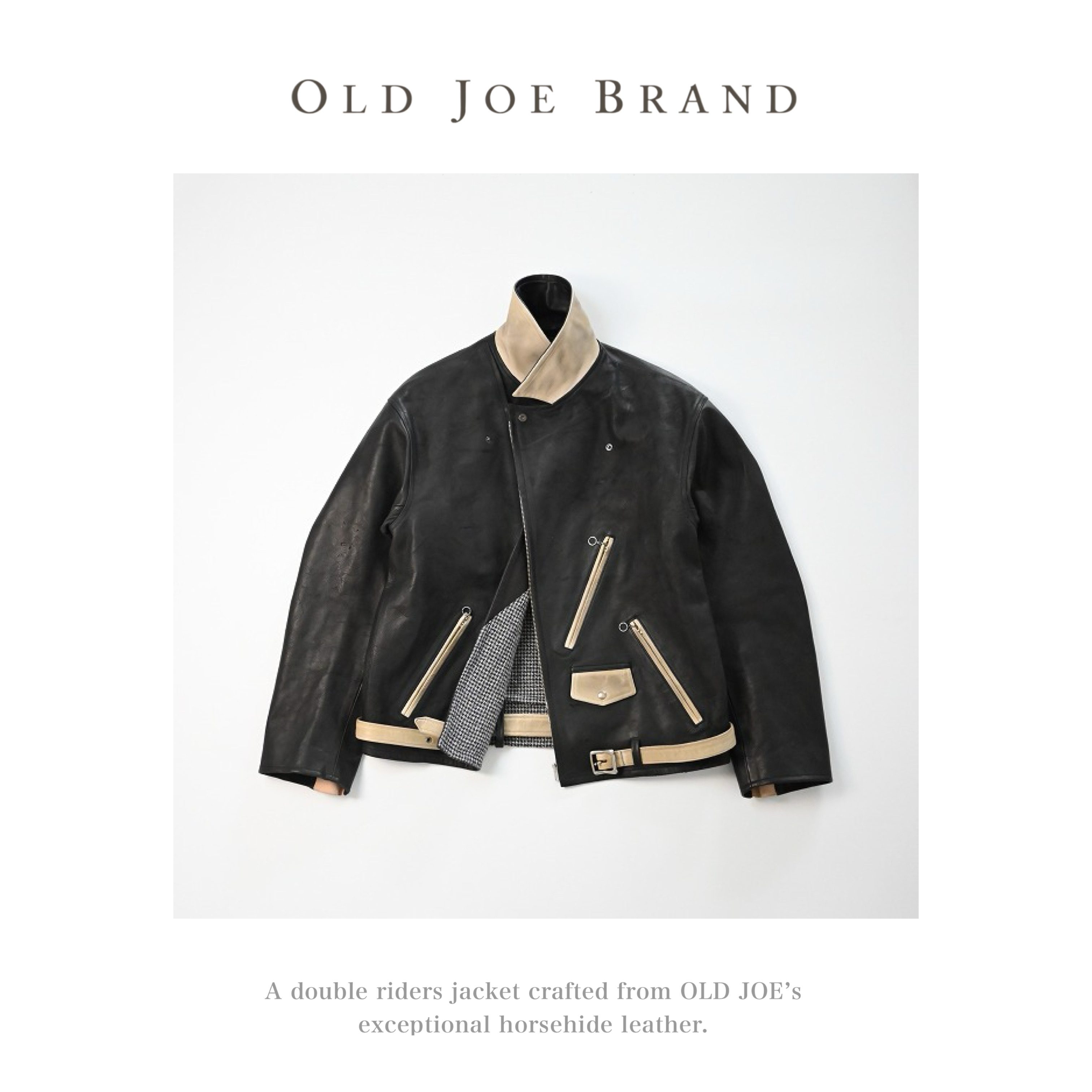 OLDJOE(オールドジョー）まさにパーフェクトなダブルレザージャケット