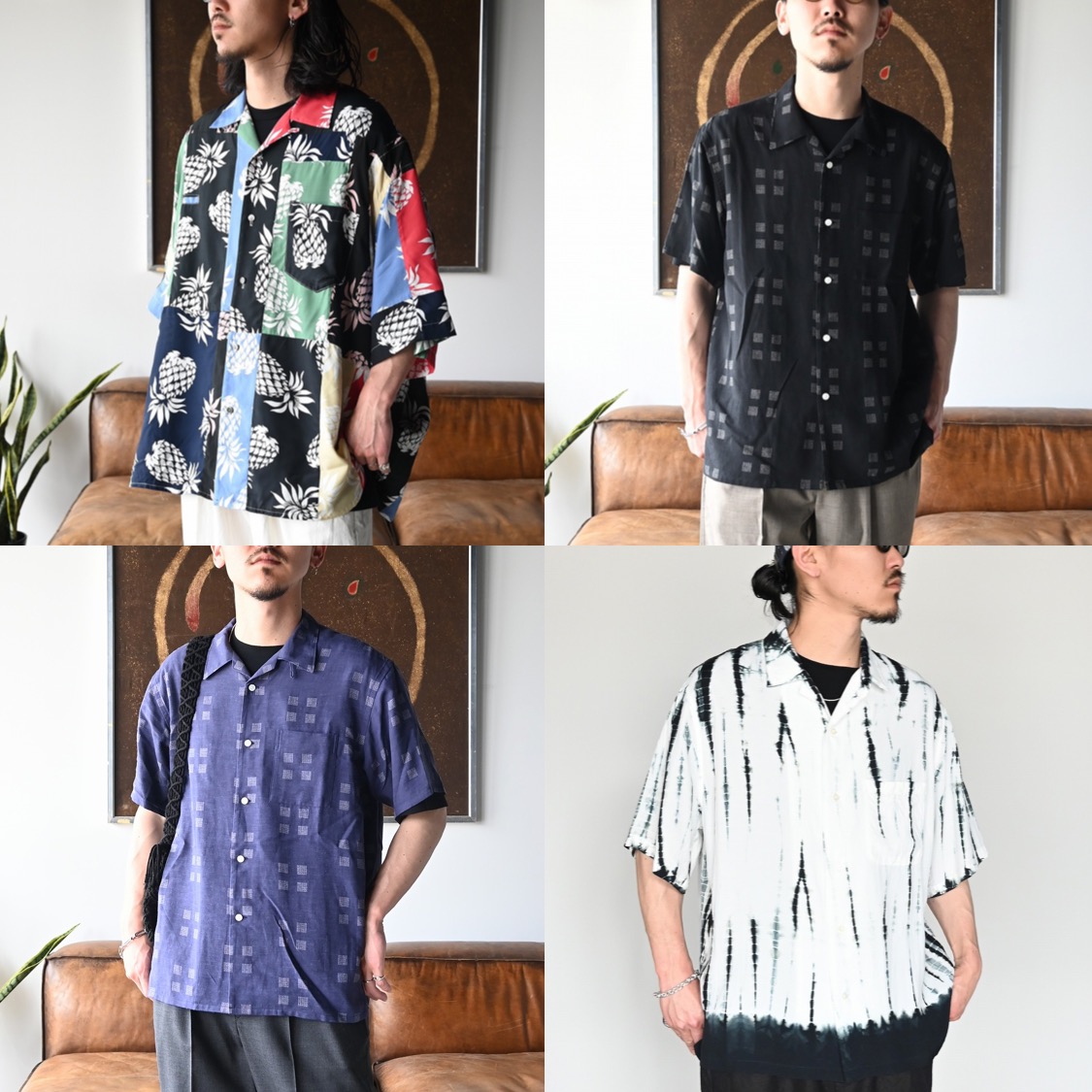夏といえば柄シャツ　GANKOおすすめ品
