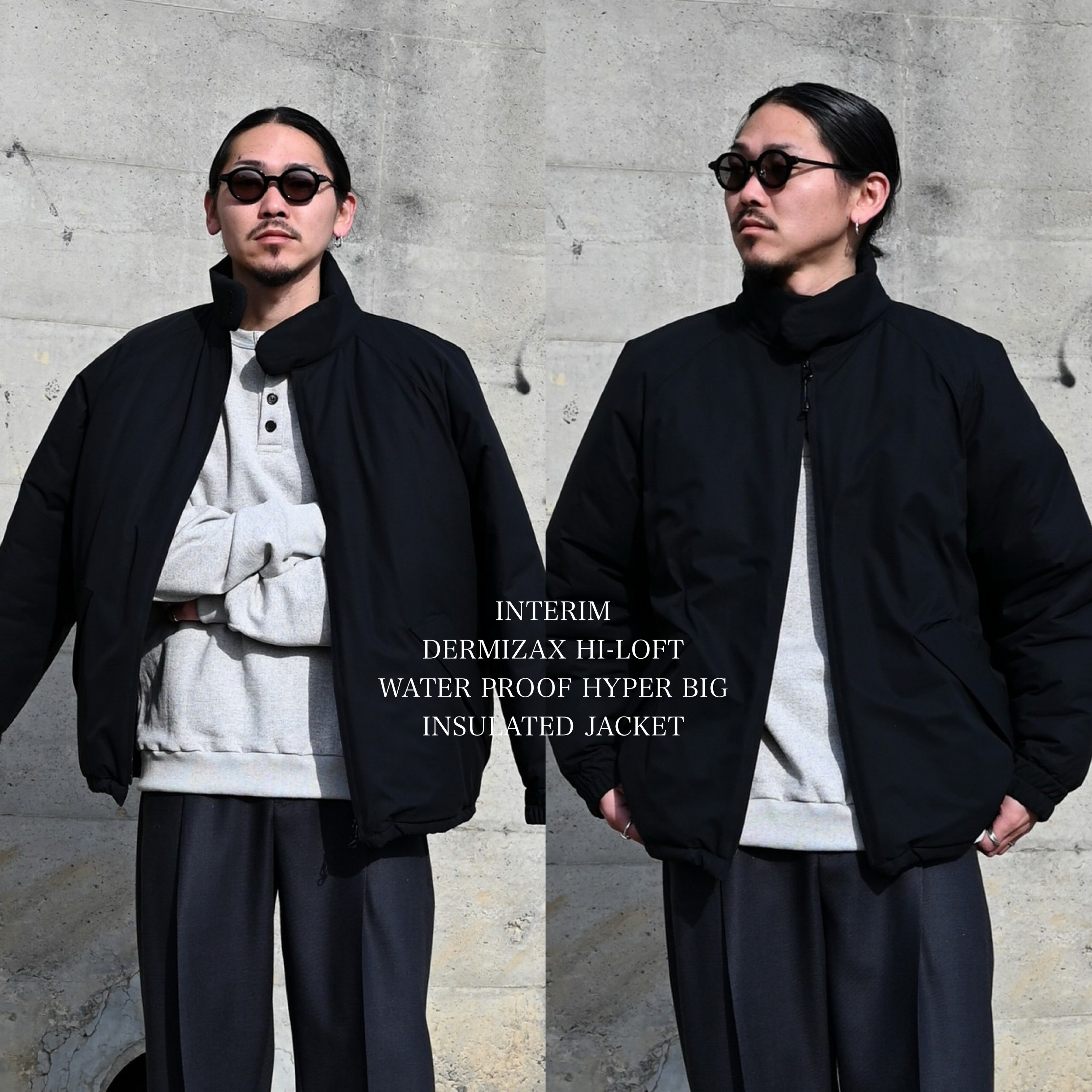 INTERIM(インテリム)水沢ダウンと同様のDERMIZAXを使用した防水ダウンジャケット