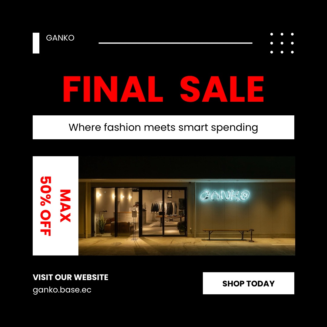 1月17日(土)13：00～FINAL SALE開催のお知らせ